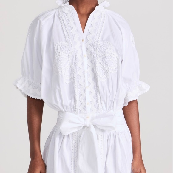 Juliet Dunn Poplin Blouson Dress - Picture 3 of 4